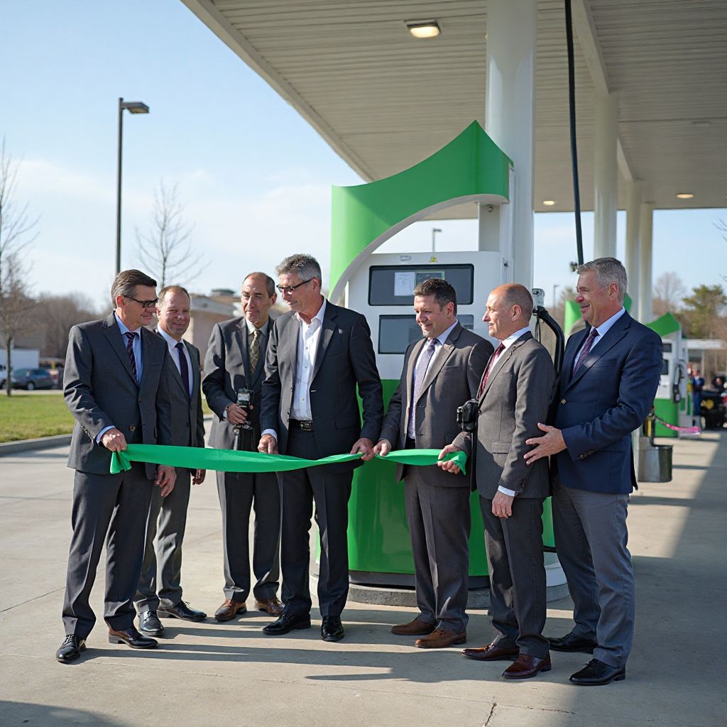 Inauguración de nuevo surtidor de GNC